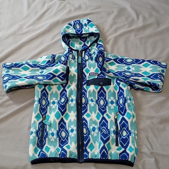 PATAGONIA Women Jacket Sweater Preowned SMALL HOODIE HOODY SYNCHILLA - Picture 2 of 8